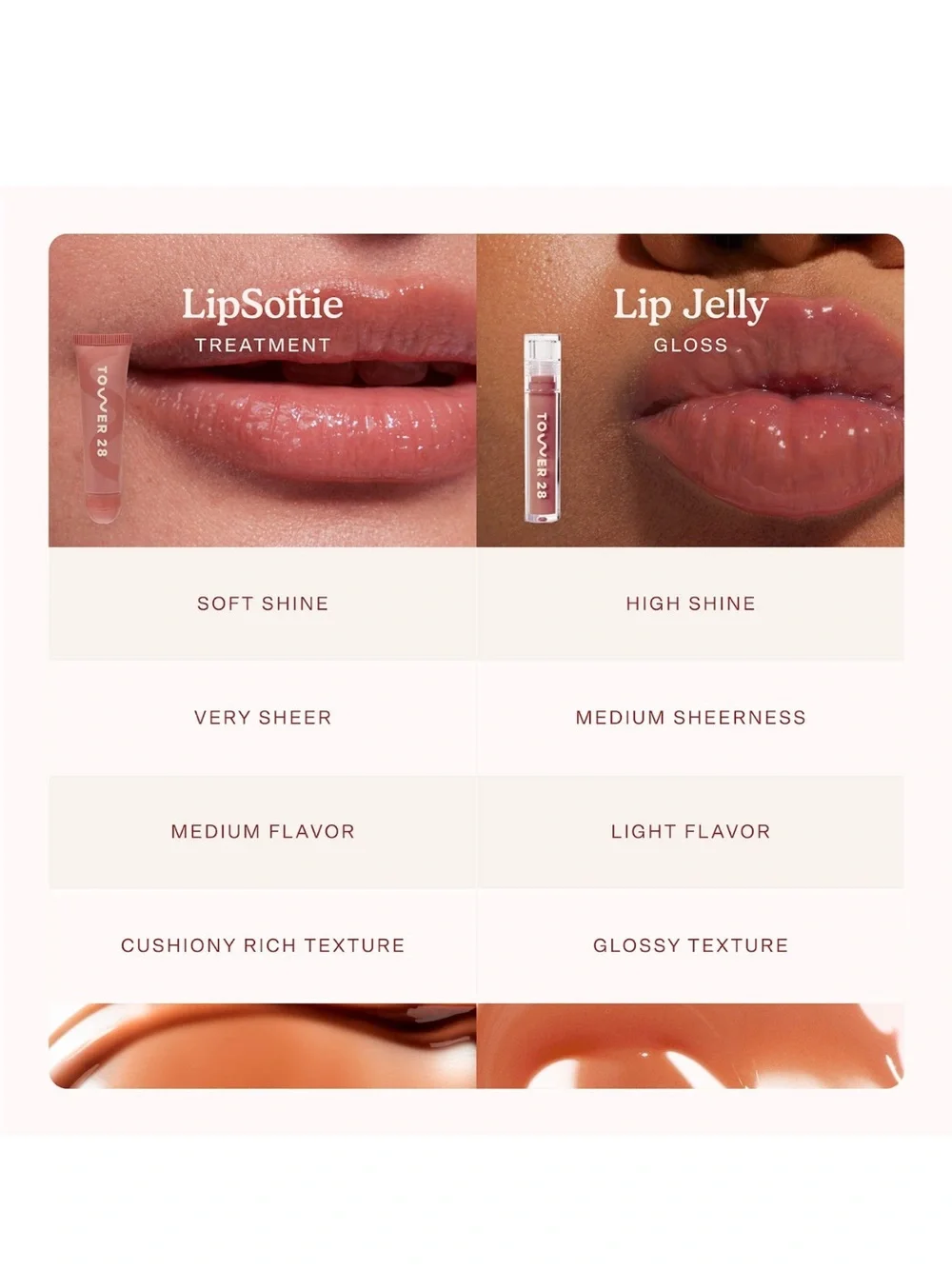 TOWER 28 ShineOn Lip Jelly & LipSoftie® Hydrating Tinted Lip Treatment Mini Duo